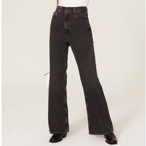 NWT Levi's Black 70's High Flare Jeans Size 18W Short